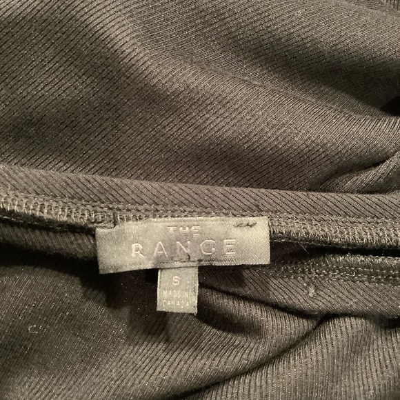 The Range Black Ribbed Mini Dress Sz-S - Picture 6 of 8